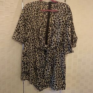 Cheetah Romper